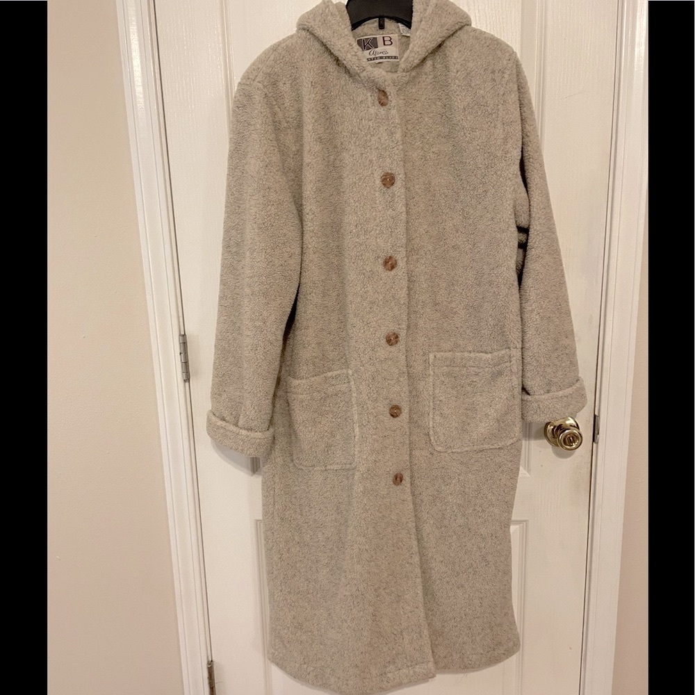 Kristen Blake Cream Hooded Coat